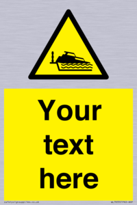 Custom warning grounding cruiser on lock cill